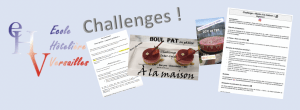 Lire la suite à propos de l’article Challenges de cuisine, de restaurant, de pâtisserie destiné aux élèves en formation dans les lycées hôteliers de l&rsquo;EHV pendant cette période de confinement