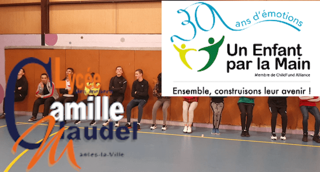 You are currently viewing Depuis 2 ans, la classe de Bac-Pro « Commercialisation et Services en restauration » de Mantes la Ville s’engage dans un projet caritatif avec l’association “Un Enfant par la Main”